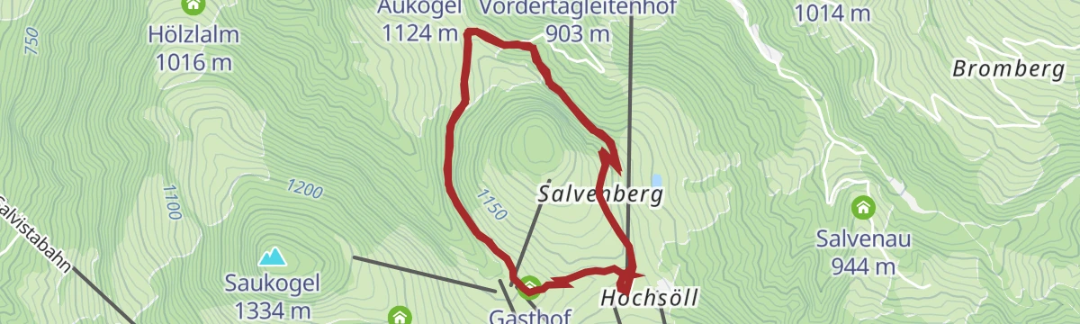 Route map: Winterwanderweg Koglrunde